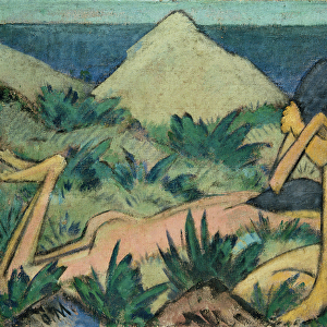 Nudes in Dunes, c. 1919-20 (oil on canvas)