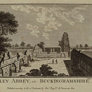 Nutley Abbey, in Buckinghamshire (engraving)