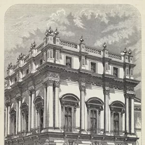 Offices of the Leeds and Yorkshire Assurance Company (engraving)