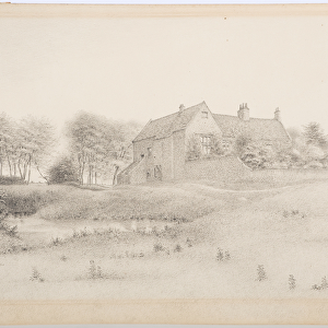 Ogle Castle, c. 1916 (charcoal on paper)