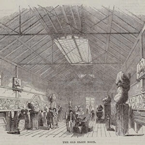 The Old Elgin Room at the British Museum (engraving)