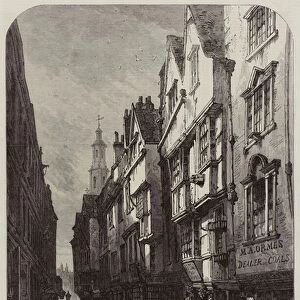 Old London, Wych-Street (engraving)