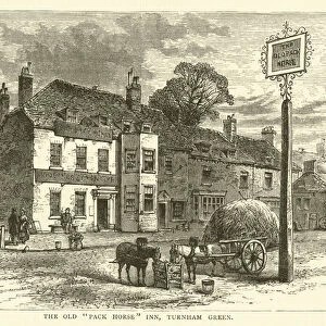The Old "Pack Horse"Inn, Turnham Green (engraving)