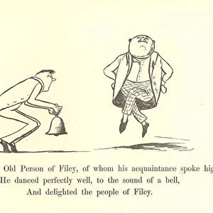 There was an Old Person of Filey, of whom his acquaintance spok highly (litho)