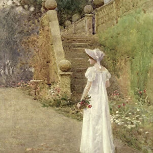 The Old World Garden, 1897 (w/c on paper)