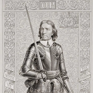 Oliver Cromwell (1599-1658) from Illustrations of English and Scottish History Volume I