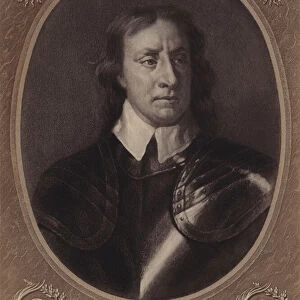 Oliver Cromwell (litho)
