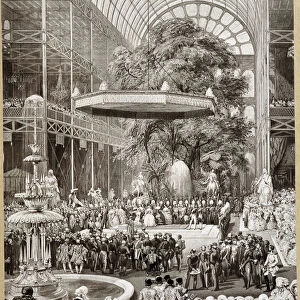Opening of the 1851 World Exhibition in London by Lami