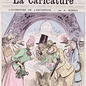 The Opening of the Universal Exhibition of 1889, from La Caricature, 11th May 1889