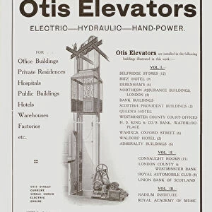 Otis Elevator Co (b / w photo)