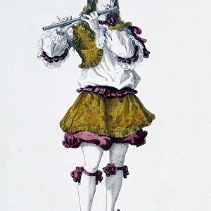 Ottavio, 1688. From "Masques et bouffons"(Italian comedy)