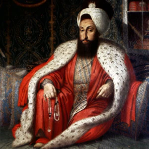 Ottoman Empire: "Sultant Selim III in Audience". 1803