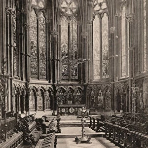 Oxford, Exeter College Chapel (b / w photo)