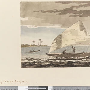 Page 21 A Fishing canoe of the Friendly Islands, 1768-75 (w / c)