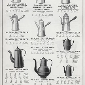 Page of catalogue for the Ironmongery and Hardware Trades, c 1895 (litho)