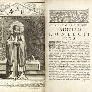 Pages from Confucius Sinarum Philosophus (Confucius, the Philosopher of the Chinese)