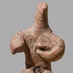 Painted clay figurine of a female, Syria, c. 5000 BC (clay)