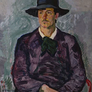 The painter Theodor Laurey, 1908 (oil on canvas)