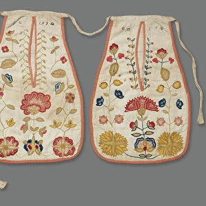 Pair of Pockets, 1720-40 (linen)