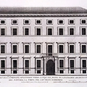 Palazzo Giustiniani, Rome, from Palazzi di Roma, part II