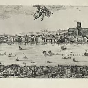 Panorama of London, 1616 (engraving)