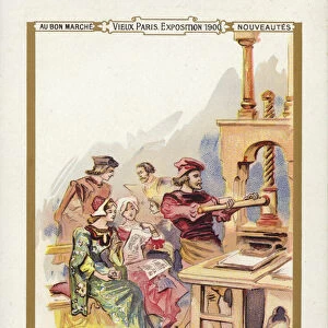Paris Exposition 1900, The Printer (chromolitho)