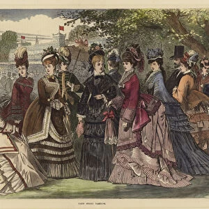Paris Spring Fashions (coloured engraving)