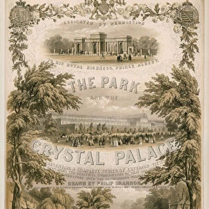 The Park and the Crystal Palace (engraving)