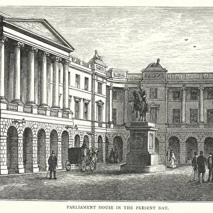 Parliament House in the Present Day (engraving)
