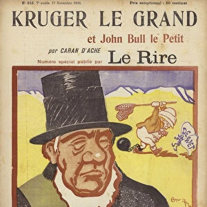 Paul Kruger, Illustration for Le Rire (colour litho)