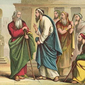 Paul rebuking Peter