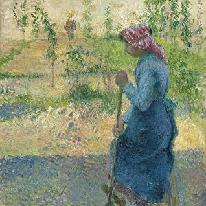 Peasant Digging; Paysanne bechant, 1882 (oil on canvas)