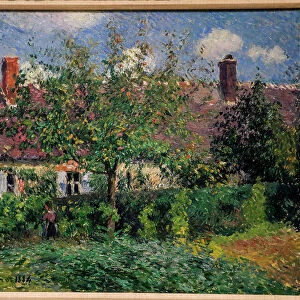 Peasant House at Eragny, 1884. (oil on canvas)