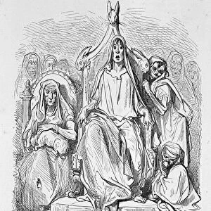 Personification of Fear and His Family by Dore, 1874