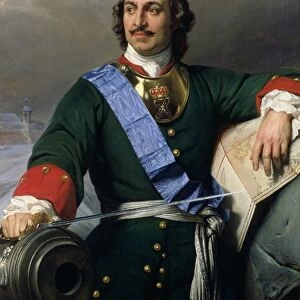 Peter I the Great (1672-1725) 1838 (oil on canvas) (see also 144528)