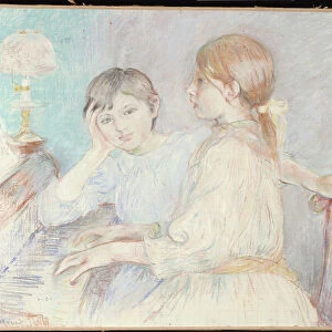 The Piano, 1888 (pastel on canvas)