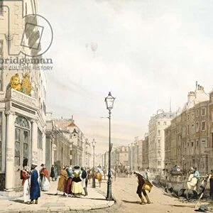Piccadilly, Looking Towards the City, from London As It Is, engraved and pub