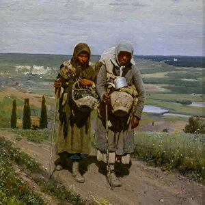 PIOUS WOMEN ON PILGRIMAGE, 1878 (oil on canvas)