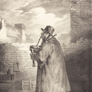 The Piper, c. 1821 (lithograph on wove paper)