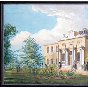 Pitzhanger Manor, Ealing, November 7th 1800 (pen & ink with w / c on paper)