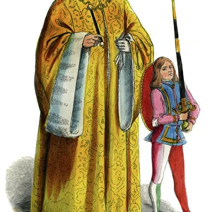 Podesta - male costume of 15th century