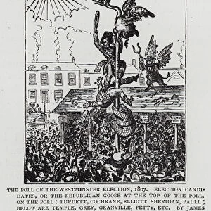 The Poll of the Westminster Election, 1807 (engraving)
