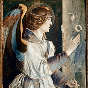 Polyptych of St Vincent Ferrier: Angel of the Annunciation