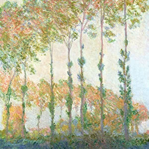 Poplars on the Banks of the Epte, Autumn, 1891 (oil on canvas)