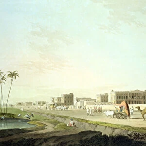 Port of Cheringhee, Calcutta, plate 32 from Oriental Scenery