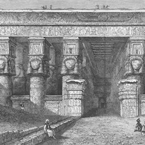 Portico of the Temple of Denderah (engraving)