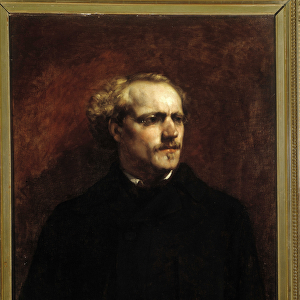 Portrait of Andre Grangier, 19th (oil on canvas)