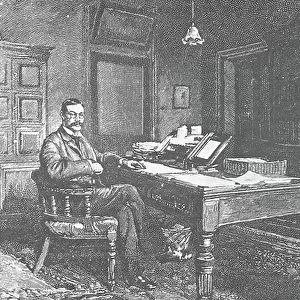 Portrait of Arthur Conan Doyle (engraving)