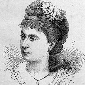 Portrait of Blanche Baretta (Barreta) (b. 1855), French comedian