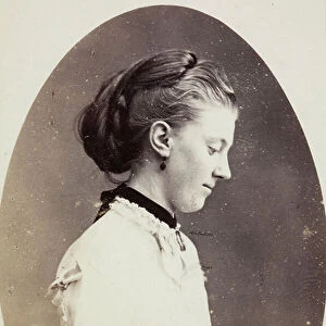 Portrait called May Banks, 1860s (b/w photo)